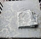Waterford Linens Celadon Green Barons Court Jacquard Tablecloth & Six Napkins