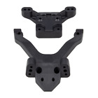 Team Associated RC10B6.4 Top Plate and Ballstud Mount, carbon 91972