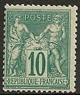 France 1876 YV 76 MNH VF SCARCE!