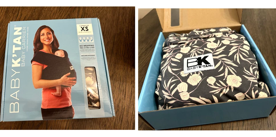Porta-bebês Baby K'tan -Floral Garden XS- Não usado - Imagem 1 de 1