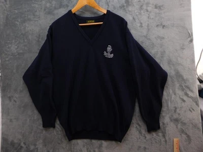 Suéter de golf de lana vintage Lyle & Scott para hombre grande Old Course St Andrews Foto 1 de 4
