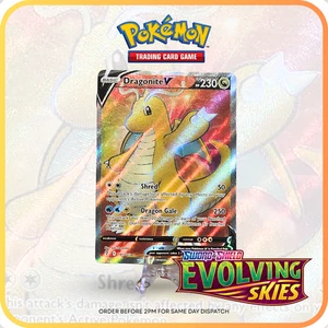 Dragonite V (arte completo) 191/203 Swsh07: Evolving Skies Holo - Imagen 1 de 11