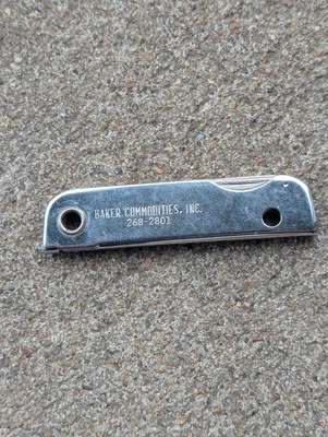 Navaja de bolsillo plegable Bassett Trim-Trio de colección multiherramienta - Ad Baker Commodities  Foto 1 de 4