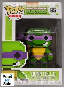05 Donatello - 8-Bit - Teenage Mutant Ninja Turtles Funko POP - Box Damaged - Picture 1 of 7