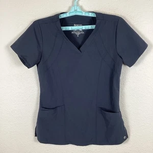 Barco Scrub Top Women S Small Short Sleeve V-Neck Pullover Scrubs Excellent - Picture 1 of 7