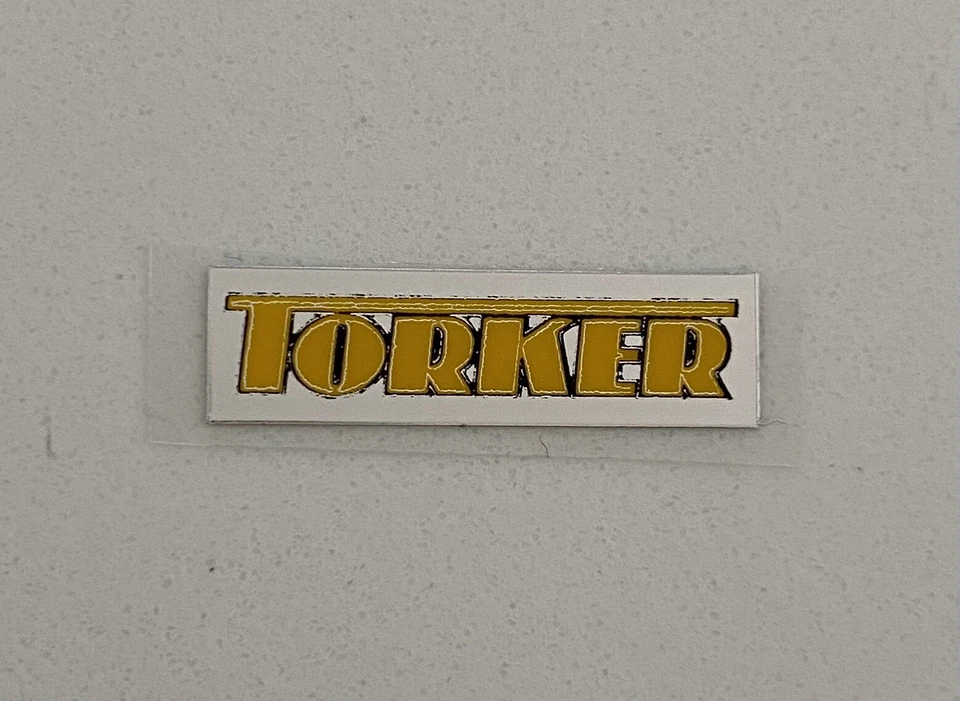 CALCOMANÍA PEGATINA CUELLO GANSO TALLO TORKER BMX VIEJA ESCUELA REPRODUCCIÓN PRECISA Foto 1 de 1