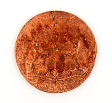 Admiral Gardner 1808 shipwreck coin 20 Cash circ