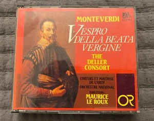 Monteverdi: Vespro Della Beata Virgine direction Maurice Le Roux *LIKE NEW* - Picture 1 of 4
