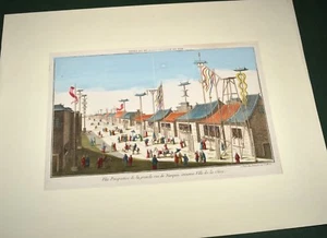 Nanking Nanjing Nanquin Original 1760 Guckkastenblatt Optical View - Picture 1 of 5