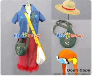 Mochila Disfraz Cosplay Strong World-Monkey Luffy Cantimplora H008 - Imagen 1 de 4