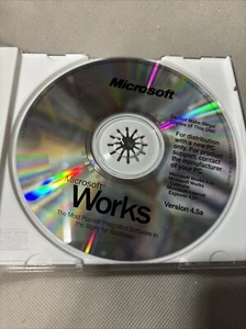 Microsoft Works 4.5a Programm NUR DISC - Bild 1 von 1