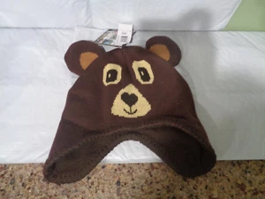 NWT American Crown - Boys Winter - Brown Teddy Bear Hat - OSFM - Bild 1 von 2