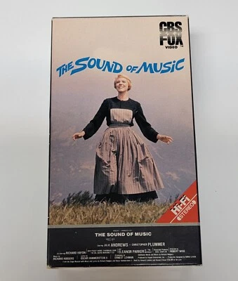 Pre-Owned The Sound Of Music 1986 CBS FOX Video 2 VHS Set  Julie Andrews 172 Min - Image 1 of 4