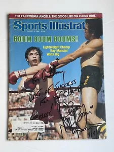 Ray Boom Boom Mancini Signed Auto 1988 Sports Illustrated SI Boxing - K9 COA - Picture 1 of 1