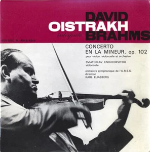 OISTRAKH Violin KNUSHEVITSKY Cello BRAHMS Double Concerto MELODIYA Ed.1 TORCH - Picture 1 of 3