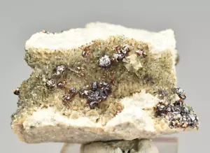 Sphalerite on Dolomite - G.P. Materials South Quarry, Washington Co., Missouri - Picture 1 of 4