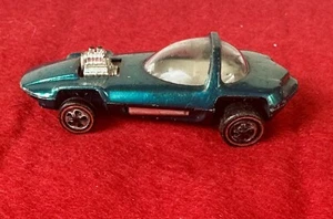 Hot Wheels Red Line Silhouette 1:64 Diecast Auto in Aqua alles original - Bild 1 von 6