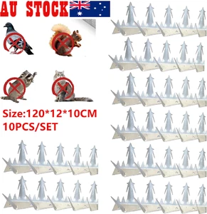 10PCS Security WALL SPIKES Anti Climb Spikes Fence Spikes 120CM Long Galvanized - Picture 1 of 11