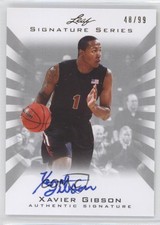 2012 Leaf Signature Series Silver /99 Xavier Gibson #BA-XG1 Auto