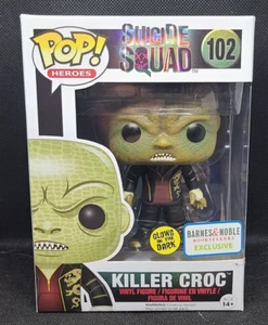 Funko Pop! Suicide Squad Killer Croc Barnes & Noble Glow 102 - Picture 1 of 1