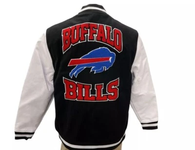 Buffalo Bills шерстяная смесь Varsity куртка подлинный от ноги шкафчик новый с Ярлыками размер XL - Изображение 1 из 4