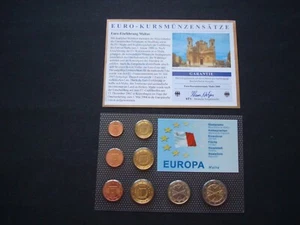 TOP Malta 2008 Euro Kursmünzensatz im Blister + Zertifikat! €! RAR! SELTEN! - Bild 1 von 2