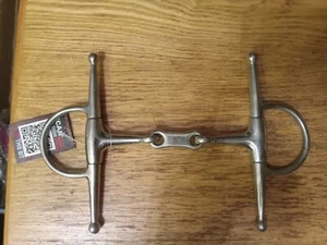 New Circle R full cheek snaffle Bit 5 in eggbutt French link - Picture 1 of 4