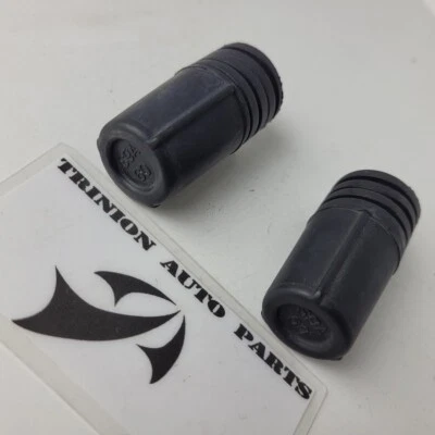 2002-2006 Honda CR-V Hood Bumper Stop Rubber Black Pair Set of 2 OEM - Image 1 of 3