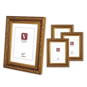 Ornate Gold Silver Antique Picture Frame Baroque Style Classic Vintage Frames - Picture 1 of 11
