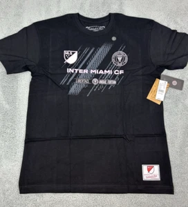 Camiseta negra de fútbol Mitchell & Ness Inter Miami CF para hombre talla grande - Imagen 1 de 9
