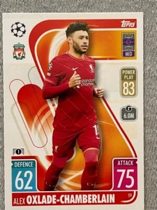 Topps Match Attax Champions League 21/22 Liverpool FC 59 Alex Oxlade-Chamberlain - Picture 1 of 1