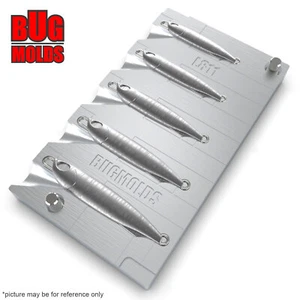 Angelsenkerform Aluminium Angelform Köderherstellung Bleiformen schmales Abbild - Bild 1 von 3