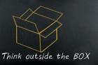 Think Outside the Box Inspirational Cool Huge Large Giant Poster Art 54x36