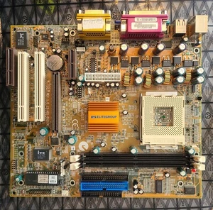 ECS K7SEM Motherboard Socket A 462 AMD Duron Athlon XP Retro - Picture 1 of 5