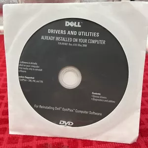 OEM Dell OptiPlex 330 740 755 Driver & Utilities DVD CD 0UM835 RY487 New Sealed - Picture 1 of 5