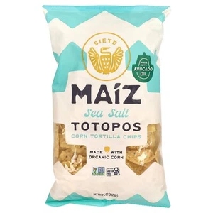 Maiz Totopos Corn Tortilla Chips, Sea Salt, 7.5 oz (212.6 g) - Picture 1 of 2