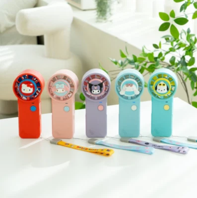 Ventilador de mano inalámbrico Sanrio Character - 5 personajes + pegatina decorativa Foto 1 de 4