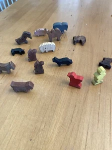 Vintage Farm Animals, WoodenLot - Picture 1 of 1