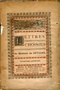 @E9 Lettres choisies Madame de Sevigne Collection Litteraire - Picture 1 of 1