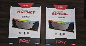 Kingston Fury Renegade DDR4-RAM 32 Go 3200 MHz double kit CL16 - Photo 1/2