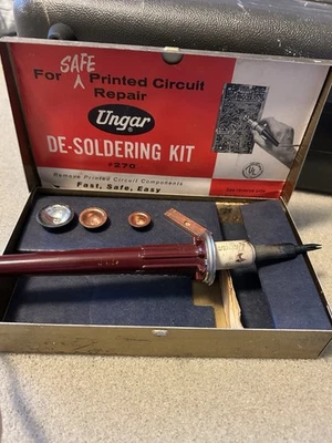 Vintage 1950’s Circa Ungar Desoldering Kit for Safe Printed Circuit Repair - Image 1 of 4