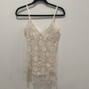 Freesia By  Diane Samandi Floral Lace Babydoll Nightie Small Whimsical Fairy - Picture 1 of 9