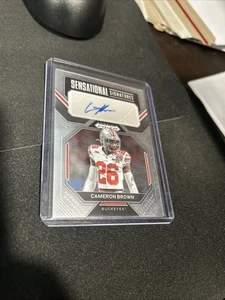 2023 Prizm Draft Picks Cameron Brown Auto #SS-CAB Ohio State Buckeyes - Picture 1 of 2