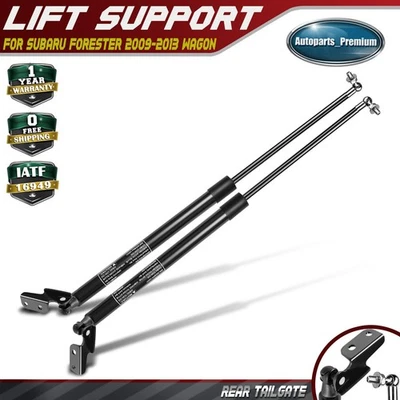 2x Soportes de elevación de puerta trasera amortiguadores puntales para Subaru Forester 2009-2013 SUV Foto 1 de 4