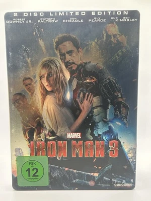 Iron Man 3 Steelbook - DVD -   guter Zustand - Bild 1 von 3
