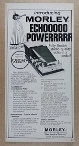 1974 Morley EVO-1 Echo Volume Pedal vintage print Ad - Picture 1 of 1