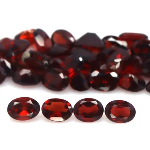 11,95 ct. unbeheizt 53 Teile roter Granat Afrika oval - Bild 1 von 4
