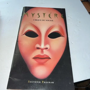 Vintage Mystere Cirque Du Soleil Souvenir Programm 1995 Las Vegas Buch - Bild 1 von 10