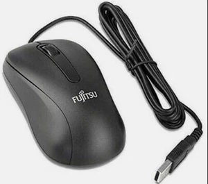Fujitsu M520 Maus Beidhändig USB Optisch 1000 DPI in Schwarz - Bild 1 von 2