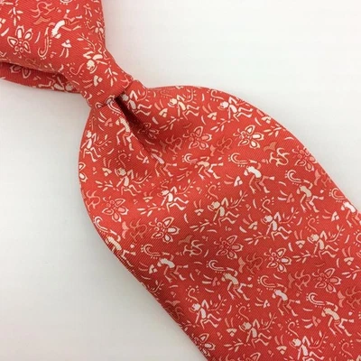 Corbata Pineda Covalin Tlálocan Abstracta Roja Autopunta Lujo Seda Nueva Foto 1 de 4